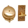 "Bartholomew" Brass Manual Old Fashion Door Bell 
